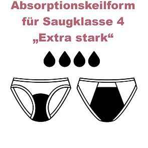 Periodenunterwäsche rosa Bambus klassischer Schnitt